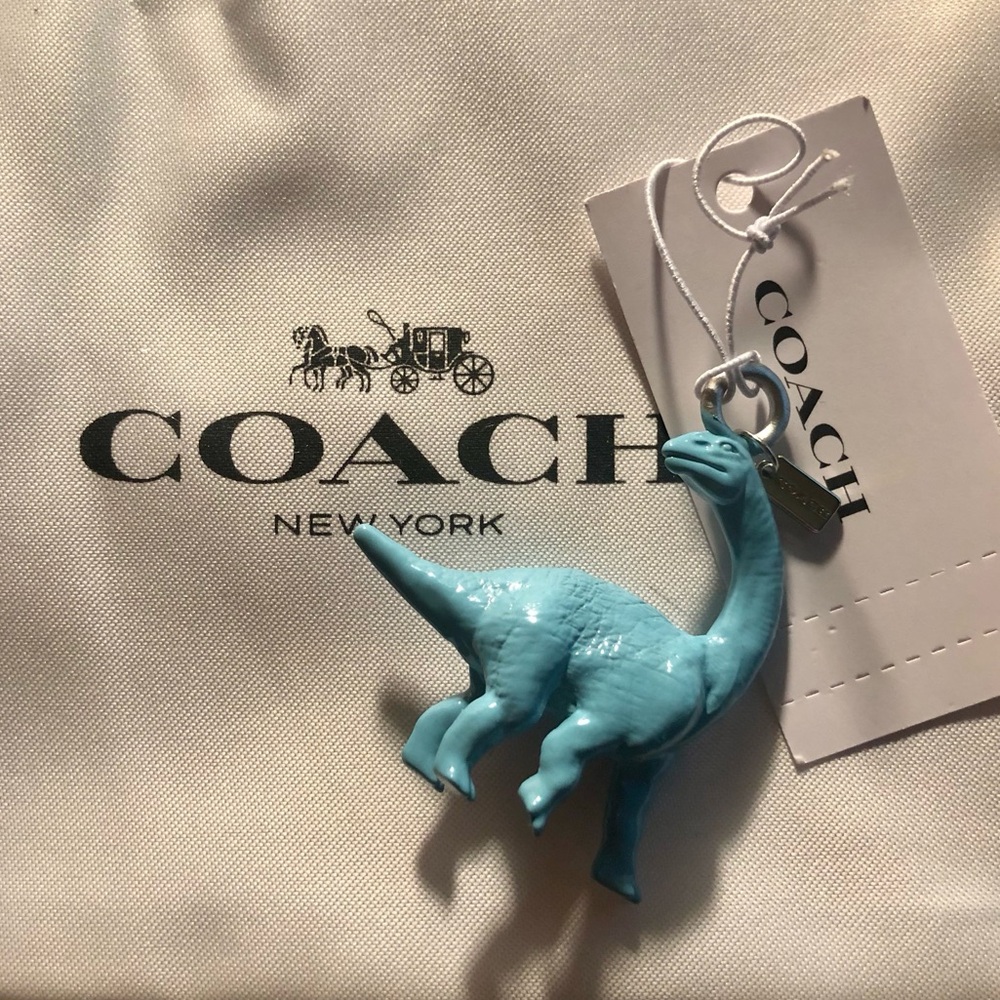 ❌SOLD❌Coach NWT Dinosaur Bag Charm Set